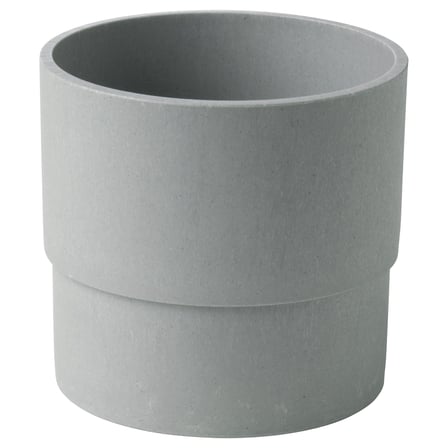 Ikea Nypon bitki saksısı, 12 cm, açık hava gri