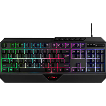 Claw's Nexus K1 RGB Full Membran 104 Tuşlu Ekstra Multimedya/Rollover Ses Kontrol Mekanizmalı &