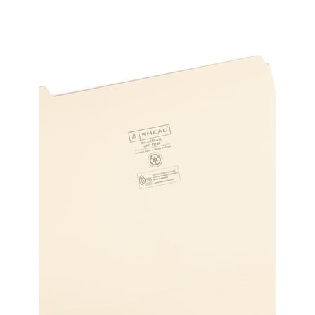 Smead Indiziert dosya düzenleyici set, her gün, klasörlere, güçlendirilmiş 1/5-Cut Tab, Letter size