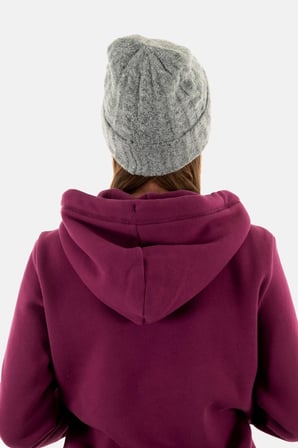 ONLY Kadın ONLSALLY LIFE CABLE LUREX KNIT BEANIE CC Şapka, Açık Gri Melanj, ONE SIZE