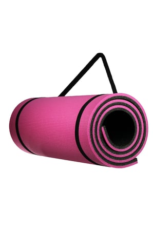 Mobee Pratik Kullanım 10 Mm Pilates Minderi Yoga Matı 180x60 Cm Pembe