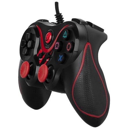 Snopy Rampage SG-R601 PS3/PC Kırmızı USB 1.8m Joypad