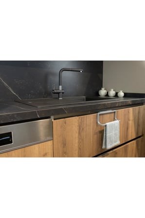 Primanova Mutfak Banyo Havlu Askısı-Gri M-B30-07