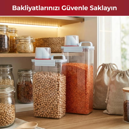 Pikas 2'li Büyük Boy Saklama Kabı