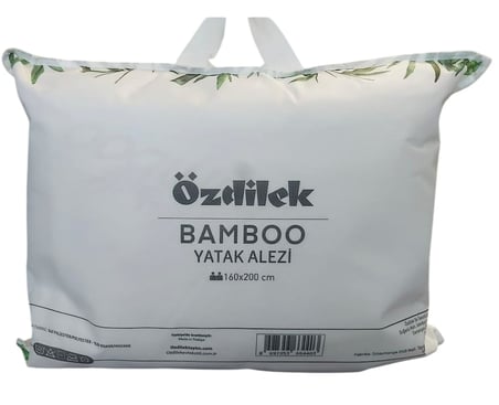 Özdilek Bamboo Fitted Sıvı Geçirmez Yatak Alezi, Yatak Koruyucu, Bambu Kumaş
