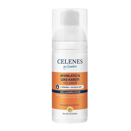 Celenes By Sweden Sea Buckthorn Dengeleyici Yüz Bakım Kremi Yağlı/Karma Ciltler 50 ml