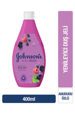 Johnson & Johnson Johnson's Vita-Rich Ahududu Özlü Yenileyici Duş Jeli 400 ml