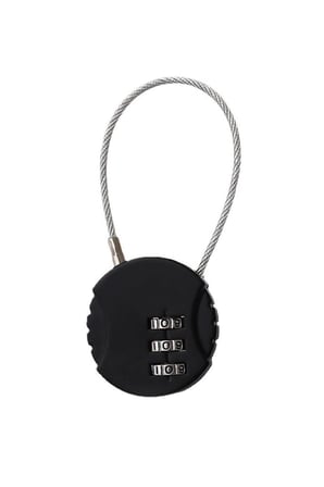 40 mm Ayarlanabilir Şifreli 13 cm. Telli Dolap Çanta Kilidi Asma Kilit cin539sy