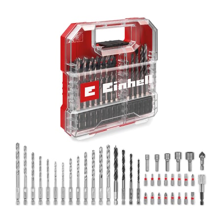 Einhell Orijinal L-CASE 40 Parça Bit Ucu ve Matkap Ucu Seti 49109053