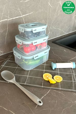 SEOUL TAZE ÜRÜN SAKLAMA KABI 3'LÜ SET