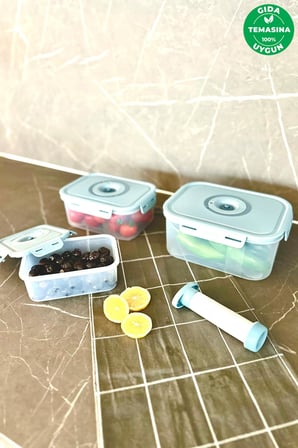 SEOUL TAZE ÜRÜN SAKLAMA KABI 3'LÜ SET