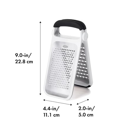 OXO Good Grips İşlenmiş Paslanmaz Çelik Çift Taraflı Rende, Peynir ve Daha Fazlası İçin