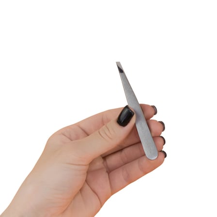 STALEKS PRO Expert 10 Type 4 kaş cımbızı, paslanmaz çelik, gümüş, modern, kaş cımbızı