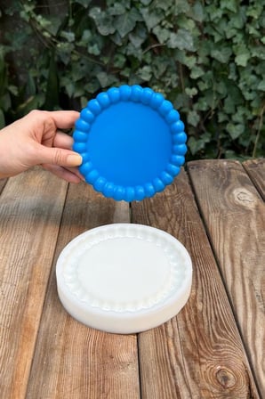 Bubble Dairesel Silikon Tepsi Kalıbı