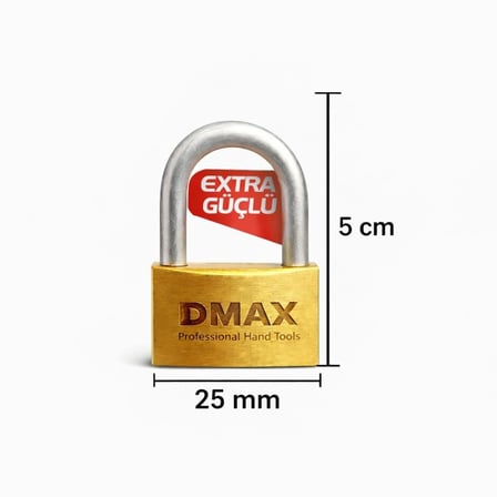 VIVALUXE DMAX 25 mm Pirinç Asma Kilit