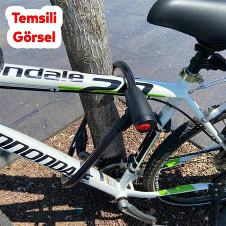 Bisiklet Kilidi 80 cm Halat Zincir Kilit Motosiklet Çelik Kilit Çap 14 Ø Hırsız Önleme Güvenlik