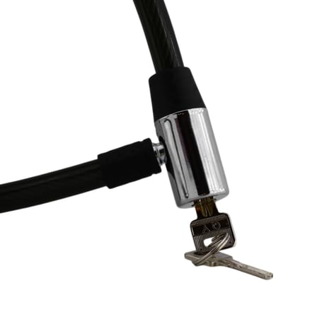 Bisiklet Kilidi 80 cm Halat Zincir Kilit Motosiklet Çelik Kilit Çap 14 Ø Hırsız Önleme Güvenlik