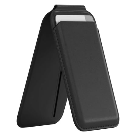 Buff WalletMag 2.0 iPhone için MagSafe Özellikli 4 Kartlı Katlanabilir Stantlı Manyetik Deri Cüzdan