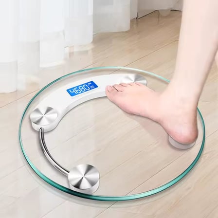 Jouis Dijital Baskül Banyo Oval Cam Tartı Temperli Cam 180 Kg Kapasiteli