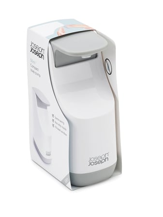 Joseph Joseph 70512 Slim Kompakt Sıvı Sabunluk, Beyaz/Gri