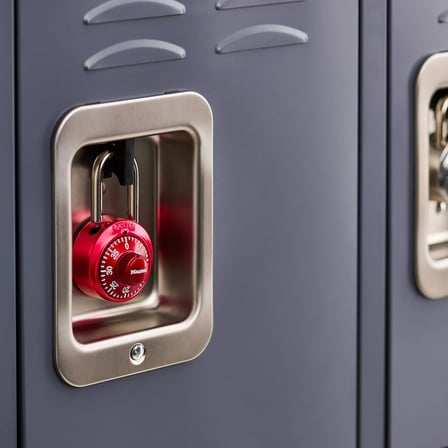 Master Lock 1530T Soyunma Kilidi Kombinasyon Asma Kilit, 2 Adet (1'li Paket) Renkler Değişebilir