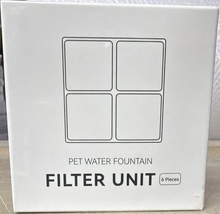 Petfit Aqua Flow 4L Akıllı Otomatik Kedi Köpek Su Pınarı Su Çeşmesi Su Şelalesi İçin Filtre (6 Adet)