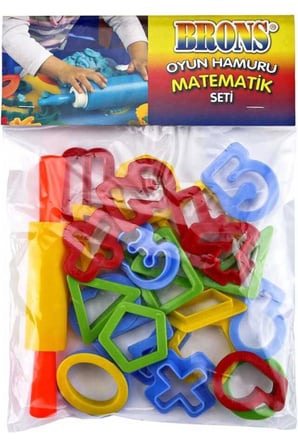 Brons Oyun Hamuru Matematik Seti