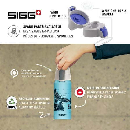 SIGG WMB ONE Batman Action White Matara 0.6 Litre