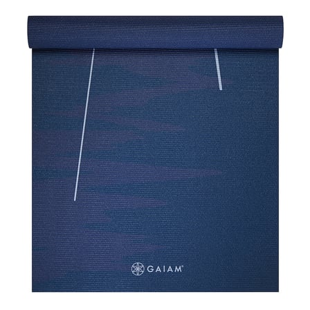 Gaiam 4 mm Yoga Minderi, Kaymaz Egzersiz ve Fitness Minderi Her Türlü - Ay Işığının Aydınlatması