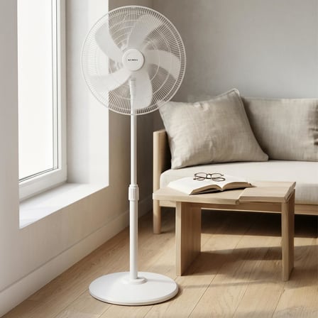 Kumtel KTF-350 Beyaz 16 İnç Ayaklı Vantilatör 50 W