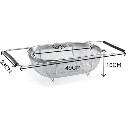 MallArt® Paslanmaz Çelik Ayarlanabilir Lavabo Süzgeci