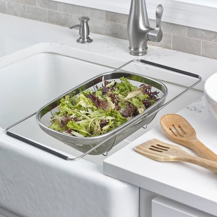 MallArt® Paslanmaz Çelik Ayarlanabilir Lavabo Süzgeci