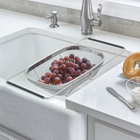 MallArt® Paslanmaz Çelik Ayarlanabilir Lavabo Süzgeci