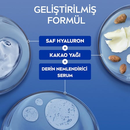 NIVEA Nemlendirici Vücut Losyonu Cocoa Butter 200 ml,Kakao Yağı,Hyaluron,Kuru Cilt