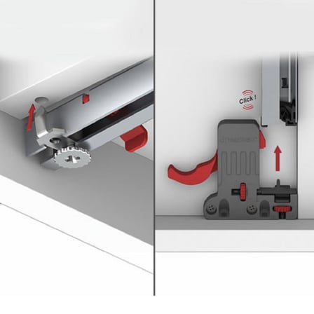 Samet Smart Slide Full Tam Açılım Frenli Ray 500mm