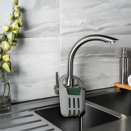Orret Home Silikon Bulaşık Süngeri Askısı,Süngerlik,Lavabo Ve Eviyeler İçin Sünger Organizeri Ve