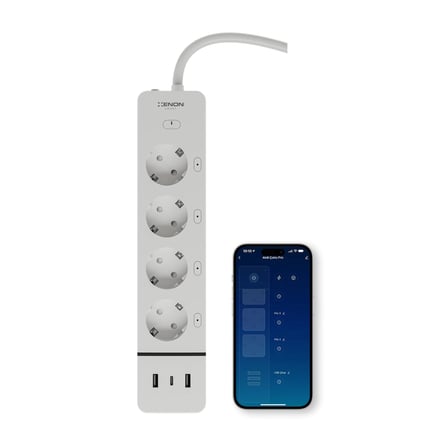 Xenon Smart Akıllı Çoklu Priz Wi-Fi 4 AC Çıkışlı 2 USB-A ve 1 USB-C Portlu 7in1 180 cm Kablo Google