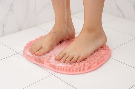 SUWORS Silikon Banyo Masaj Matı Lif - 28x20 cm