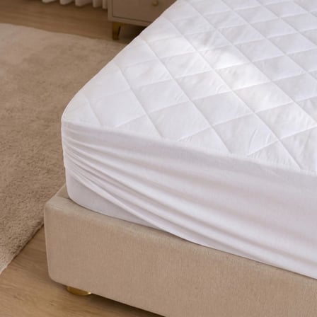 Formeya Pamukkale Alez Kapitone Fitted Yatak Koruyucu%100 Pamuk Alez