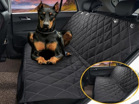 Markaflex Kedi Köpek Araba Koltuğu Kılıfı Oto Koltuk Koruma Kılıfı Örtüsü Araba Kedi Köpek Minderi