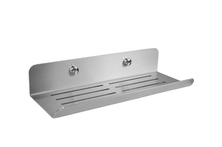 DELTAHOME Paslanmaz Çelik 24cm Banyo Duş Rafı Düzenleyici - VİDALI MONTAJ - INOX