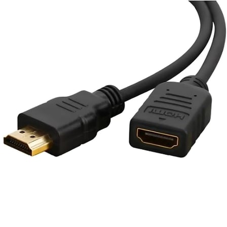 Parcbeny 8801 HDMI Erkek to HDMI Dişi Gold Uçlu 30 Cm Gold Uzatma Kablo