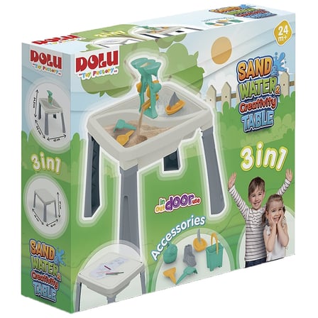 Dolu Su&Kum Yaratıcılık Masası Yeşil 2677