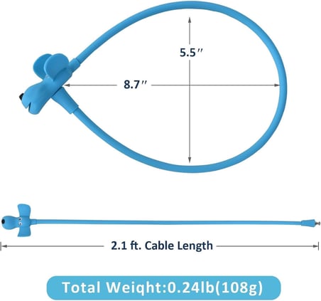 Aputue Bisiklet Kablo Kilidi, 60Cm Bisiklet Kilidi Anahtarlı