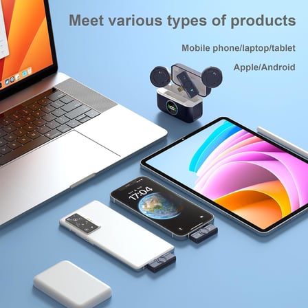 Coverzone Kablosuz Yaka Mikrofonu Çift Mikrofon iPhone 16 ile Uyumlu TYPE-C Portlu Telefon PC
