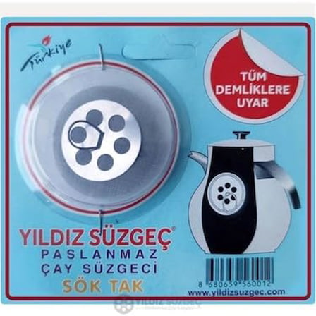 Smartizi 20 Adet Çaydanlık Demlik İçi Paslanmaz Sök Tak Süzgeç