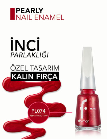 Pearly Yarı Transparan & Parlak Bitişli Sedefli Oje