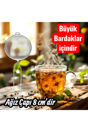 IKEA Medarbetare Süzgeç, 8 cm Çap, Paslanmaz Çelik