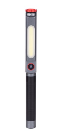 VIP-TEC Şarj Edilebilir Alüminyum Kalem Tipi Fener Mıknatıslı 450 Lümen Metal Klips
