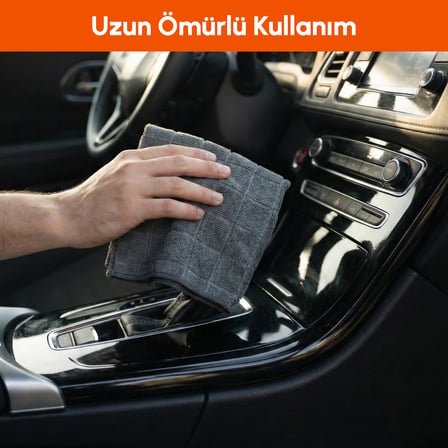 PIKAS 7’li Mikrofiber Temizlik Bez Seti, Çok Amaçlı Araç Ev Mutfak Yüzey Temizleme Bezi